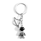 SHTALHST Astronaut Keychain Space Keychain with Saturn Charm Space Gifts for Men Women Birthday Christmas Graduation