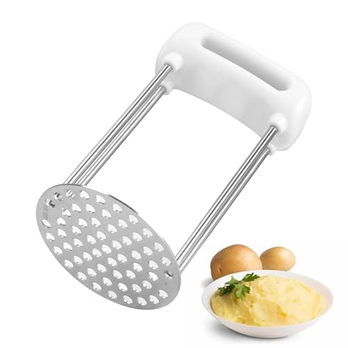 VirtuGro Schiacciapatate Acciaio Inox Schiacciapatate Professionale Schiaccia Patate Manuale Lavabile in Lavastoviglie...