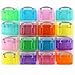 Really Useful Box(R) Plastic Storage Box, 0.14 Liter, 2 1/4in. x 1 3/4in. x 1 1/2in, Assorted Colors, Pack of 5