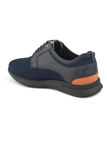 Image of San Frissco Men's Solid Sneaker Casual Lace-Up Shoes | Soft Cushioned Footbed with EVA Sole | Comfortable and Trendy Casual Shoes for Office and College