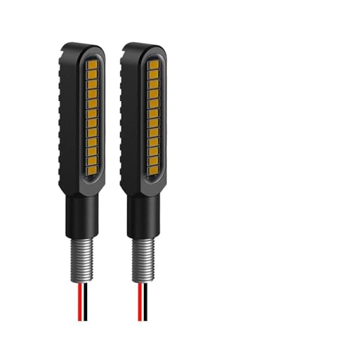Indicateur feux clignotants à LED pour motos avec feu de jour et signal de freinage