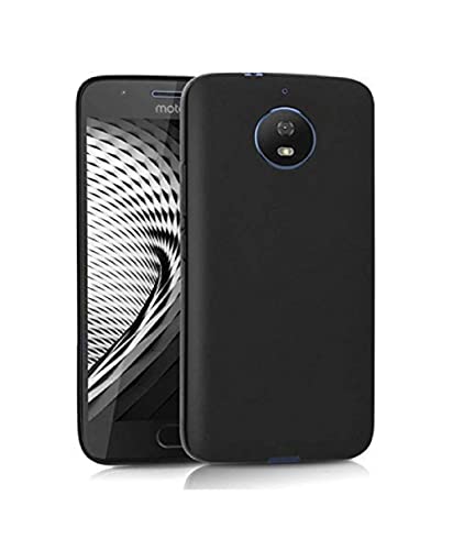 Image of Mobile Back Cover Case for Moto G5 (Silicone Case|CameraProtection|Black SC1510)