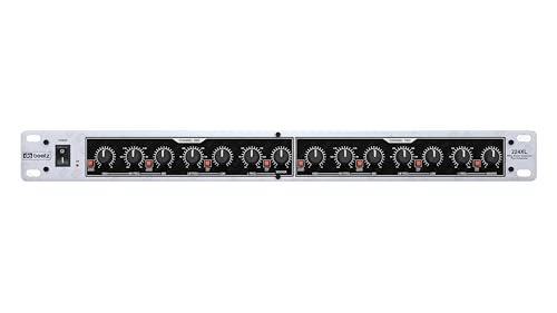 Image of Dabeatz 224XL Professional 4-Way Audio Crossover | 2 /4 Channel Stereo & Mono Splitter | XLR Output |High, Mid, Bass,Sub Control | 24dB /Oct Linkwitz Riley Filter |LED Display| DJ & Stage Subwoofer