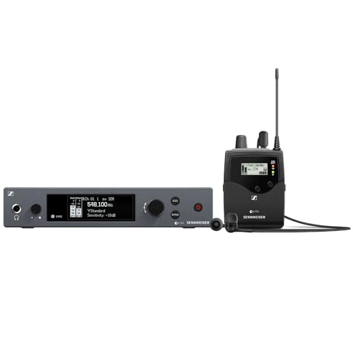 Image of Sennheiser Bundle ew IEM G4-G Bundle - Wireless - in-Ear Monitoring System | Complete Stage Kit for Uninterrupted Shows - Pig Hog PHM10 8mm Mic Cable, 4-Pack Blucoil AA Batteries and Polishing Cloth