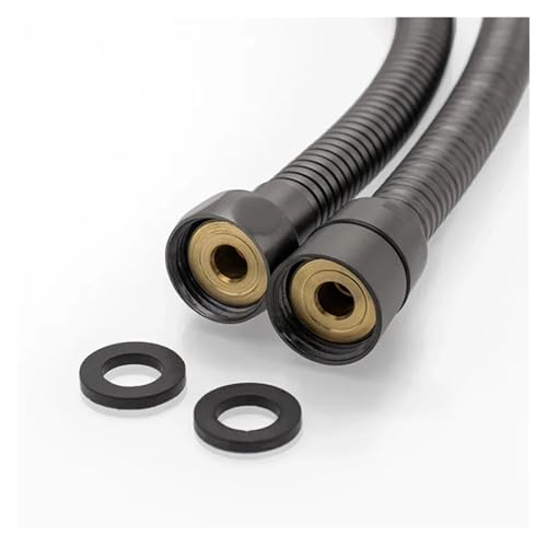 Manguera flexible de ducha en acero inoxidable dorado para un baño relajante y moderno 4