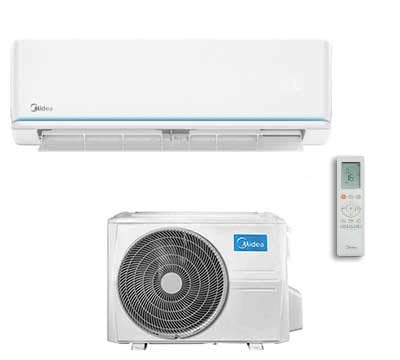 Climatizzatore Condizionatore Midea Inverter serie EVOLUTION 18000 Btu MSAGXCU-18HRDN8 R-32 Classe A++/A+ Mono Split Unità Interna + Unità Esterna