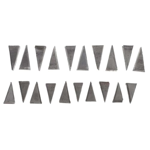 ARTIBETTER 20pcs Claw Hammer Handle Wedge Plumb Hammer Splitting Wedge Metal Installation Accessories