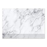 Schreibtischunterlage mit Marmor-Optik und Kantenschutz I DIN A2 I aus Papier zum Abreißen I Schreib-Unterlage neutral, modern, elegant I dv_439