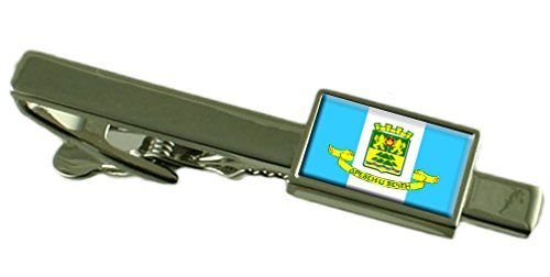 Pasador de corbata de la bandera de Plovdiv Bulgaria para trajes de hombre