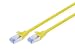 Produktbild DIGITUS LAN Kabel Cat 5e - 15m - CCA Netzwerkkabel Mit RJ45 - SF/UTP Geschirmt - Kompatibel zu Cat-6 & Cat-5 - Gelb