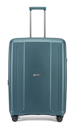 Valise extensible EPIC Anthem 75cm Aqua Teal grand bagage soute trolley Bleu pétrole résistant