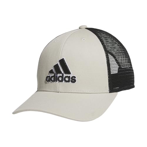 adidas Trefoil Baseball AUT Cap, Unisex Adult, Wonder Alumina Grey/Black/White, One Size