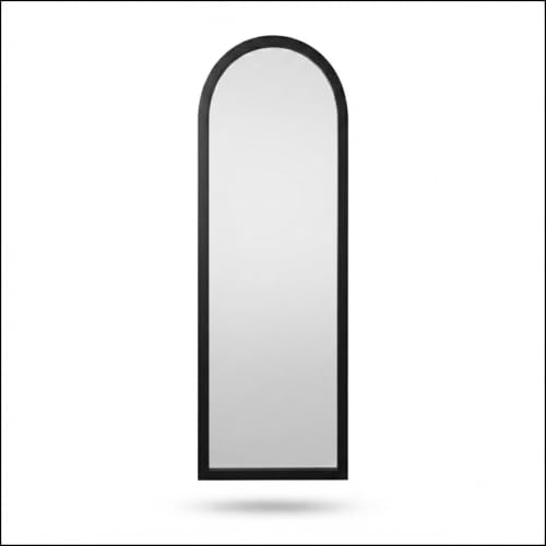 Image of Creative Arts n Frames 45X150 CM Full Length Dressing Chevel Long Strong Framed HD Mirror for Bedroom Living Room Home Office (Classic Black 18x60 inch Full Length Framed Arch HD Mirror)