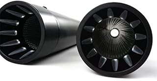 SHARKROAD Black 4.4 Inch Large-Outlet Megaphone Slip On Muffler Exhaust for Harley Davidson Touring 2017-2022 Street Glide, Road Glide, Road King, Electra Glide.