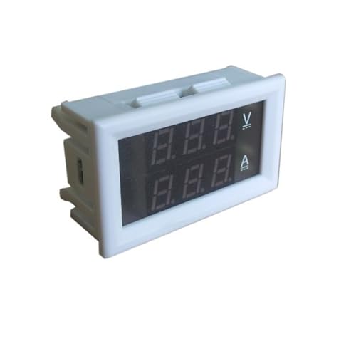 Voltmètre numérique ampèremètre DC 100A blanc idéal pour suivre la batterie du camping-car 2x