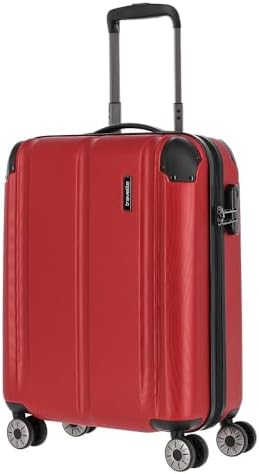 travelite Maleta de mano Bordtrolley, ligera, 4 ruedas, CITY, fun...