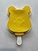 Daiso Silicone Popsicle Maker Disney Winnie the Pooh Yellow 3.22 in x 4.84 in x .94 in