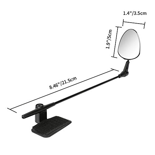 image for Brynnl 2 Pack Bike Helmet Mirror, 360 Degree Adjustable Bicycle Rear V