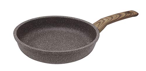 Steuber Stonewood - Sartén (20 cm de diámetro, para cocinar sin aceite ni grasa, apta para...