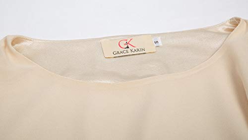 Ladies Scoop Neck 3/4 Ruffle Sleeve Chiffon Blouse Tops Size Xxl Cream #TOP4