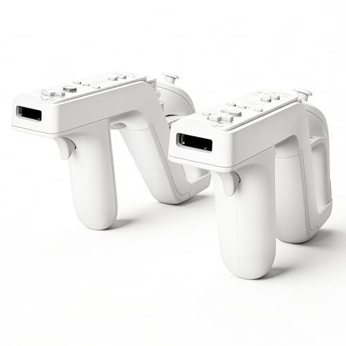 DSDFPFG White Zapper Gun for Wii and Wii U Remote Controller