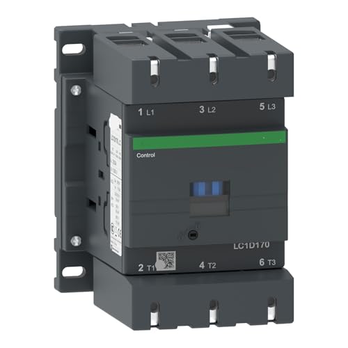 Contacteur LC1D170 évite surcharges armoire électrique 110V AC