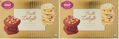 Image of Karachi Bakery Double Delight Fruit Biscuit with Chocolate Cashew, 400 g (Pack of 2)