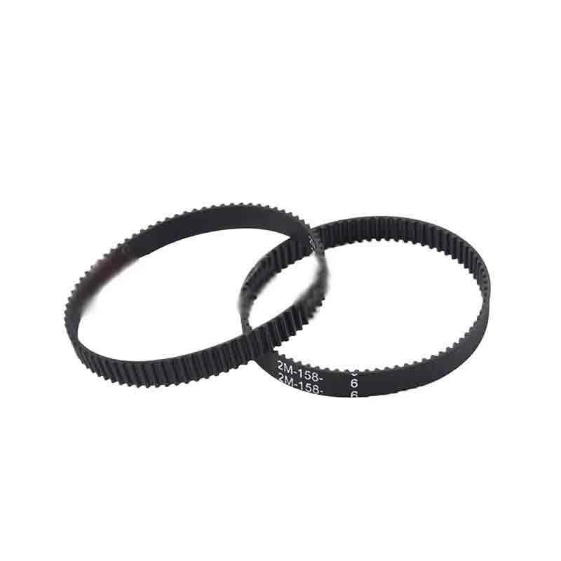 Courroie de synchronisation 2gt 158mm pas 2mgt élastomère boucle fermée