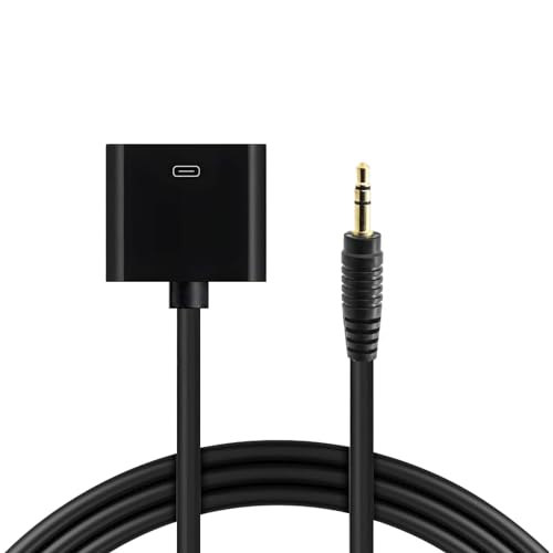 Cable adaptador 30 Pin hembra a Jack 3.5mm macho 5 pies
