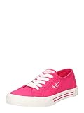 Pepe Jeans London Damen Brady W Basic Sneaker, 356DISCO PINK, 38 EU