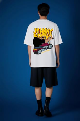 Image of Men's Cotton Oversized Fit Oversized Baggy Fit Drop Shoulder Cool and Stylish