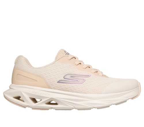 Skechers Glide-Step Vortex AVALIN Baskets pour Femme, Naturel, Pointure 42