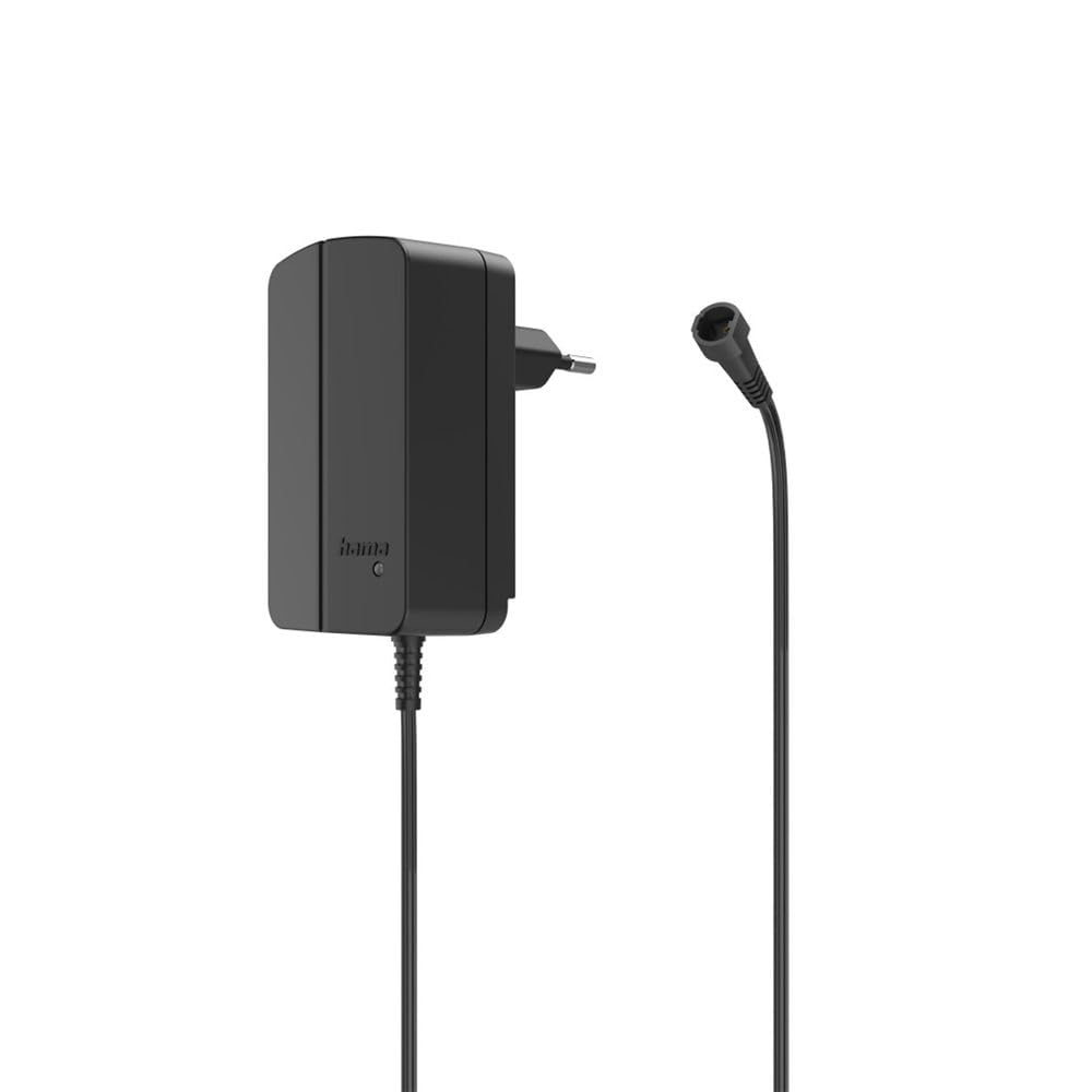 Hama Alimentation Universelle Réglable 3V-12V Chargeur Secteur 600 MA, 7.2W (7 Connecteurs CC Amovible Interchangeable – Adaptateur Polyvalent Tablette Enceinte Appareil Électronique) Noir