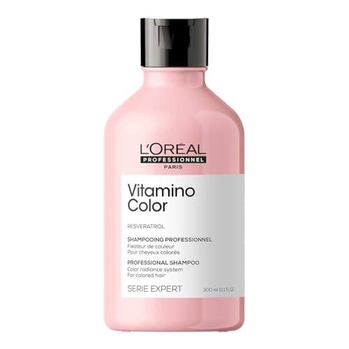 L’Oréal Professionnel, Champú Protector de Color con Resveratrol, para Pelo Teñido, Vitamino Color, 300ml