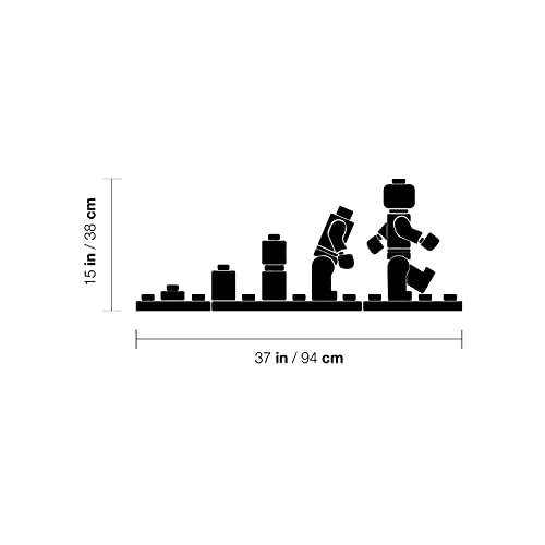 Vinilo Decorativo de Pared Lego Evolution 15" x 37" miniatura 3