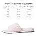 Dearfoams Women's Beatrice Side Gore Slide Slipper, Fresh Pink, Large