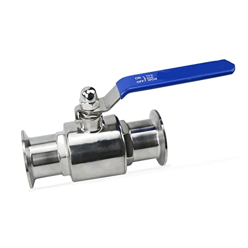 Válvula de bola para abrazadera Tri Clamp ideal en sistemas sanitarios de purificación 4