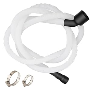 807117001 Dishwasher Drain Hose for Frigidaire & Electrolux Dishwashers, Replaces AP5806794, PS9494138, 154369601, 154411001, 154411002, 154411003, 154525301, 154606701, 154753201, 5304435286