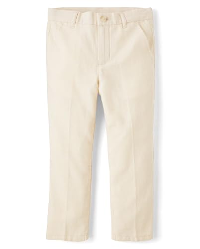 Gymboree,Boys,and Toddler Dress Pants,Khaki Linen,12