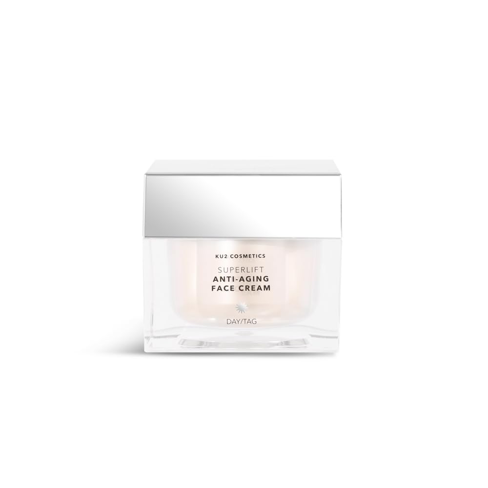 KU2 Cosmetics Crema de día antiedad Superlift, efecto lifting e hidratación intensa, cuidado antiarrugas para una piel firme, fabricada en Alemania, 50 ml
