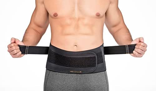 Copper Fit ラピッドリリーフバックサポートブレース ホット/コールドセラピー付き、ブラック、ワンサイズ