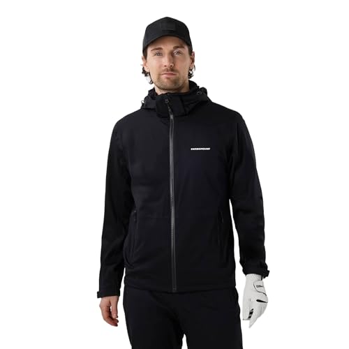 Swedemount On Course II Herren Outdoor-Jacke, wasserabweisend, schwarz