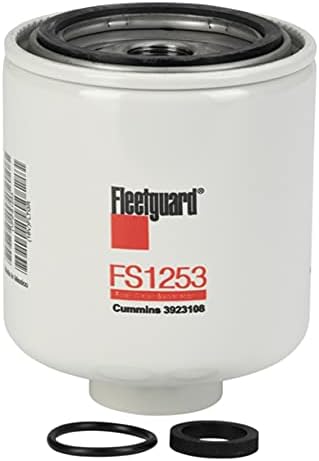 FS1253 Fleetguard Fuel Water Sep Spin-On, Replaces Baldwin BF1233, Donaldson P550931, Wix 33402