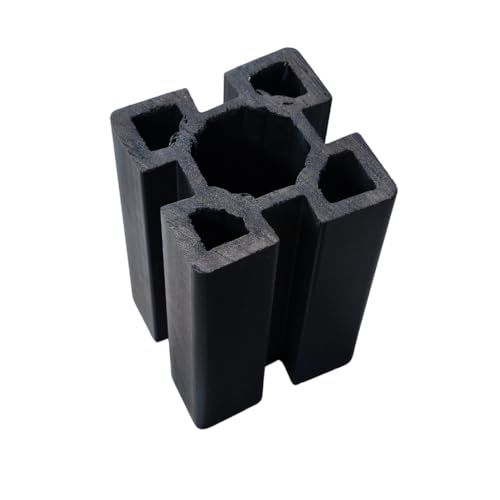 Poste de Composite 97x97mm con Ranura para Lamas de 20mm – Altura 2000mm