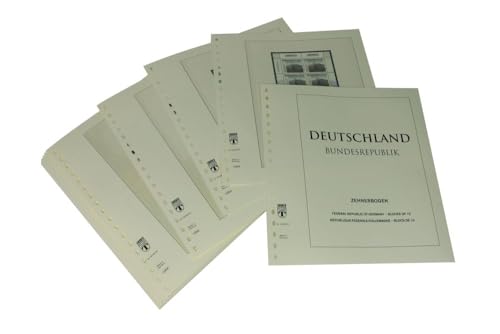 Allemagne Petits Blocs LINDNER 2019 : pages pré-imprimées pour votre collection