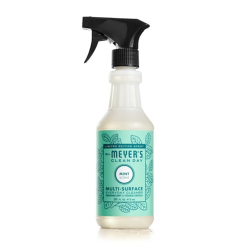 Image of Mrs. MEYER'S CLEAN DAY Multi-Surface Everyday Cleaner Mint Scent, 16 Fl Oz (Pack of 6)