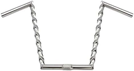 Lowrider Bicycle Bike V Square Twist Handle BAR 12 25.4 Chrome. Bike Part, Bicycle Part, Bike Accessory, Bicycle Accessory