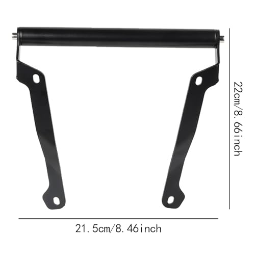 Soporte de navegación metálico para moto con placa compacta resistente 3
