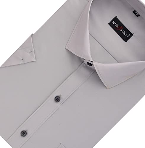 Image of MARK & ALBERT Men's Half Sleeves Regular Shirt