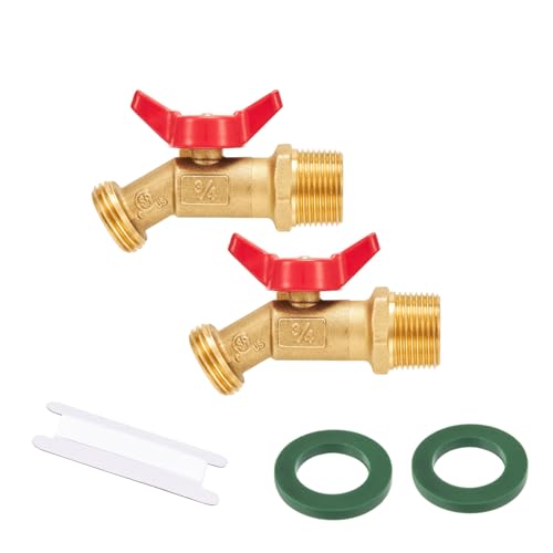Outdoor Garden Hose Faucet Ball Valve Hose Bibb Shut Off Valve 3/4